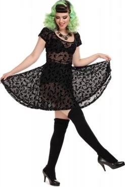 COLLECTIF Lila Magic [Mesh] | SKATER DRESS** -Restyle Sales Shop collectif lila magic mesh skater dress 2 da25a568 392d 4faf b94b 2ffe23dcfd3b 700x700