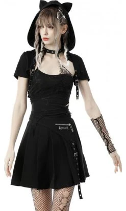 DARK IN LOVE Black Cat | CROPPED HOODIE -Restyle Sales Shop dark in love cool cat tail cape 9 e142e525 f8bc 4fce ab0f 1f61b3cad48a 700x700