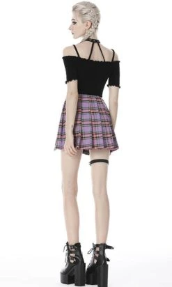 DARK IN LOVE Purple Checked | PLEATED SKIRT 26 DARK IN LOVE Purple Checked | PLEATED SKIRT -Restyle Sales Shop dark in love purple checked pleated skirt 12 81bbd0cc 4e4f 4cd0 8bc3 878c6cfa5f5a 700x700