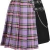 DARK IN LOVE Purple Checked | PLEATED SKIRT -Restyle Sales Shop dark in love purple checked pleated skirt 1 bd4881eb 58c0 4775 a49b 71bb4ef4f3c1 700x700