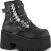 DEMONIA SHOES ASHES-55 [Black] | PLATFORM BOOTS [IN STOCK]*
