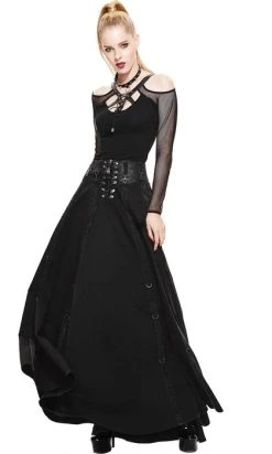 DEVIL FASHION Diwata | MAXI SKIRT -Restyle Sales Shop devil fashion diwata maxi skirt 1 700x700