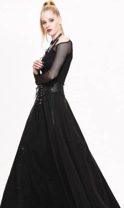 DEVIL FASHION Diwata | MAXI SKIRT -Restyle Sales Shop devil fashion diwata maxi skirt 5 700x700