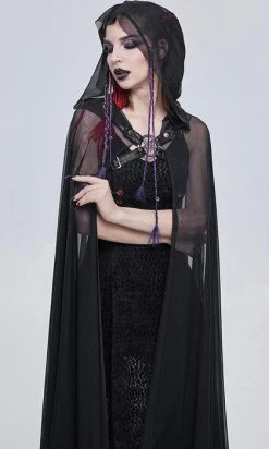 DEVIL FASHION Shinigami | HOODED CLOAK* -Restyle Sales Shop devil fashion pentagram long hooded cloak 9 ee1751f8 e85e 42c8 9a30 2b469e5fa526 700x700