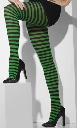 FEVER Opaque [Green And Black] | TIGHTS*