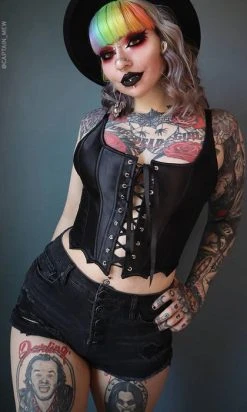 FOREST INK Bat Wing | CORSET TOP -Restyle Sales Shop forest ink bat wing corset top 3 b6da1f5a 8dca 40eb 9fbe a7963a94ce47 700x700