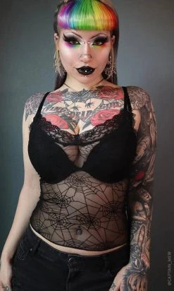 FOREST INK Spider Web Lace | CAMI TOP* -Restyle Sales Shop forest ink spider web lace cami top 2 11675b66 c0a4 4aa9 8ebc 0e50e70ea5af 700x700