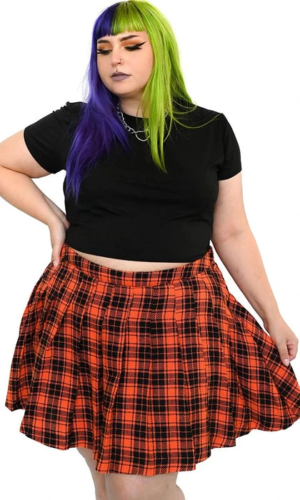 FOXBLOOD Pumpkin Patch | PLAID SKIRT 4 FOXBLOOD Pumpkin Patch | PLAID SKIRT - Image 2