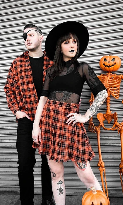 FOXBLOOD Pumpkin Patch | PLAID SKIRT 8 FOXBLOOD Pumpkin Patch | PLAID SKIRT - Image 6