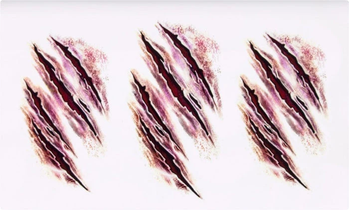 FRIGHT FEST Fake Cut | STICKER TATTOO* 4 FRIGHT FEST Fake Cut | STICKER TATTOO* - Image 2