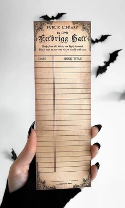 GHOSTS OF OCTOBER Haunted [Vintage] | LIBRARY CARD BOOKMARK -Restyle Sales Shop ghosts of october gothic haunted library card bookmark 3 ae230b08 c6f5 4292 a075 4ff2d68495ca 700x700