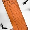GHOSTS OF OCTOBER Haunted [Pumpkin] | LIBRARY CARD BOOKMARK -Restyle Sales Shop ghosts of october pumpkin haunted library card bookmark 2 b70018b6 18f5 4429 a4d4 88df1d22ef8c 700x700