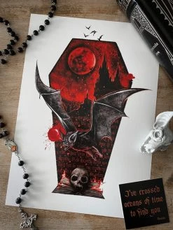 GHOSTS OF OCTOBER The Bat [A4] | PRINT -Restyle Sales Shop ghosts of october the bat a5 print 3 4 4689f834 7d3a 49b2 a1e1 ef2908d1b025 700x700