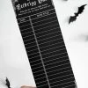 GHOSTS OF OCTOBER Haunted [Gothic] | LIBRARY CARD BOOKMARK
