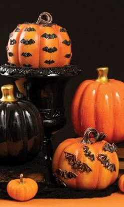 GOTHIC GIFTS Spooky Bats | PUMPKIN DECOR SET** -Restyle Sales Shop gothic gifts bat pumpkin decor 4 700x700