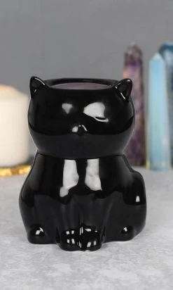 GOTHIC GIFTS Black Cat | OIL BURNER
