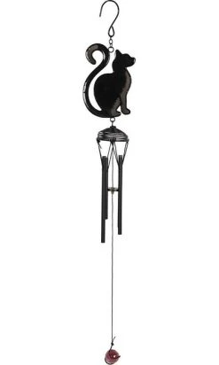 GOTHIC GIFTS Black Cat Profile | WINDCHIME