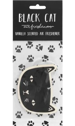 GOTHIC GIFTS Black Cat Vanilla Scented | AIR FRESHENER