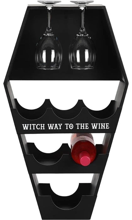 GOTHIC GIFTS Coffin | WINE SHELF 4 GOTHIC GIFTS Coffin | WINE SHELF - Image 2
