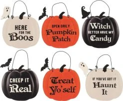 GOTHIC GIFTS Mini Pumpkin | HANGING SIGNS