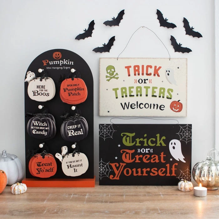 GOTHIC GIFTS Mini Pumpkin | HANGING SIGNS 5 GOTHIC GIFTS Mini Pumpkin | HANGING SIGNS - Image 3