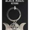 GOTHIC GIFTS Triple Moon | BLACK MAGIC KEYRING -Restyle Sales Shop gothic gifts triple moon black magic keyring 1d1e30c5 c66a 4389 88e8 4fcd0490eba2