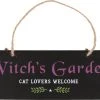 GOTHIC GIFTS Witch's Garden | HANGING SIGN