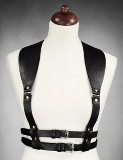 RESTYLE Wide Strapped [Black] | UNDERBUST HARNESS -Restyle Sales Shop harness wide strapped underbust black 3 700x700