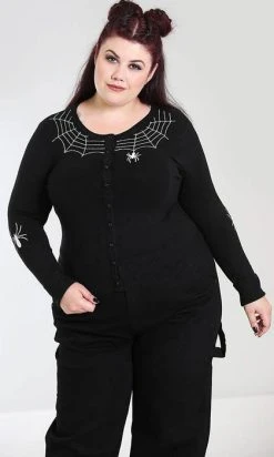 HELL BUNNY Spider [Black] | CARDIGAN -Restyle Sales Shop hell bunny spider black cardigan 2 5bf3e8e7 4bcc 404a 9a73 96641bf0646a 700x700