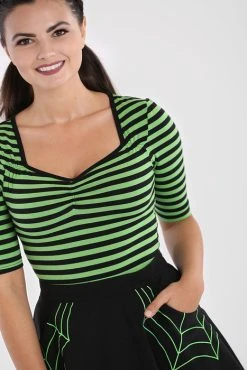 HELL BUNNY Warlock [Black/Green] | TOP -Restyle Sales Shop hell bunny warlock black green top 4 f3e334b1 7eda 4202 a95e ab06cca69d94 700x700