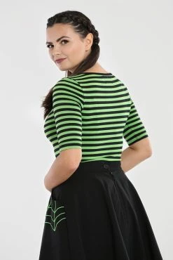 HELL BUNNY Warlock [Black/Green] | TOP -Restyle Sales Shop hell bunny warlock black green top 5 488622df 7df3 42fc a497 421cef2eab2e 700x700