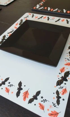 HELLS BLANKETS Hallows Harvest | PLACEMAT SET -Restyle Sales Shop hells blankets hallows harvest placemats 03 3a601c98 e166 4258 a2a4 5a87f7239389 700x700