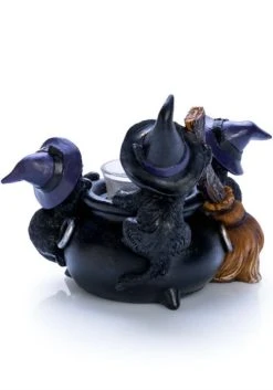 HOMEWARES Black Cat Cauldron | TEA LIGHT HOLDER 9 HOMEWARES Black Cat Cauldron | TEA LIGHT HOLDER -Restyle Sales Shop homewares black cat cauldron tea light holder 4 39aea9fc 721e 4fa4 a501 abbc76e5d02b 700x700
