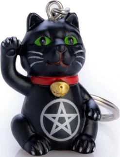 HOMEWARES Black Cat Pentacle | KEYCHAIN -Restyle Sales Shop homewares black cat pentacle keychain 3 1b26049b c309 4e60 94d0 5e41cb886628 700x700