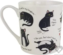 GINGER FOX Cattitude | MUG -Restyle Sales Shop homewares cattitude mug 02 700x700