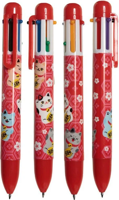 HOMEWARES Maneki Neko Lucky Cat | MULTI COLOUR PEN 4 HOMEWARES Maneki Neko Lucky Cat | MULTI COLOUR PEN - Image 2