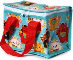 HOMEWARES Maneki Neko Lucky Cat | LUNCH BAG -Restyle Sales Shop homewares rpet reusable lunch bag 5 4766fa47 51d7 4303 9830 d977a2def72c 700x700