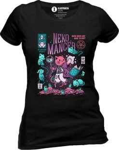 ILUSTRATA Nekomancer | FITTED T-SHIRT