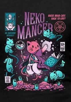 ILUSTRATA Nekomancer | FITTED T-SHIRT -Restyle Sales Shop ilustrata nekomancer t shirt 2 700x700