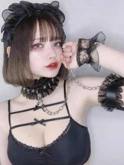 DEVIL666ISH Fetish Girl | CHOKER ARM BAND SET
