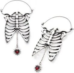 BODYVIBE Heartless | PLUG HOOP EARRINGS*