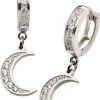 BODYVIBE Crescent Moon | EARRINGS -Restyle Sales Shop jewellery clear cz crescent moon dangle earrings 2 7f48f85a 8772 4cfe ae40 3a343558c62b 700x700