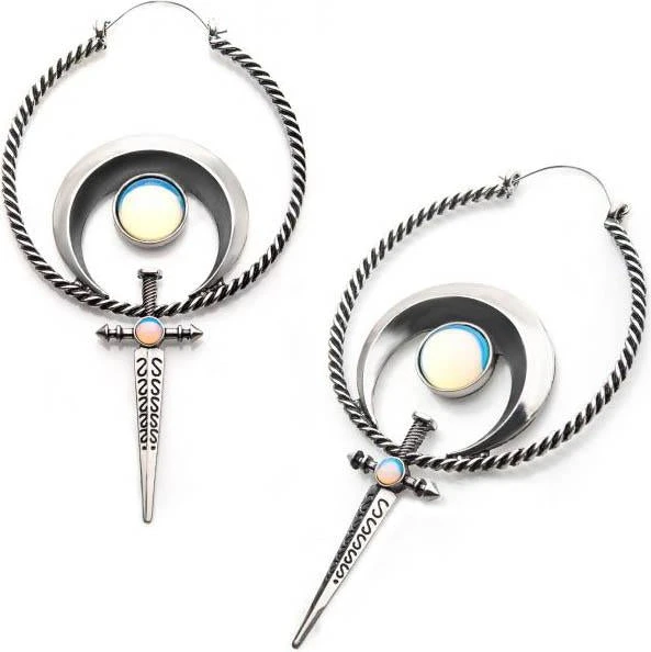 BODYVIBE Sacred Dagger | PLUG HOOP EARRINGS 3 BODYVIBE Sacred Dagger | PLUG HOOP EARRINGS