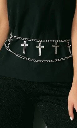 KATAKOMB Cross [Silver] | CHAIN BELT