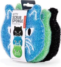 KIKKERLAND Kitty | SCRUB SPONGE SET -Restyle Sales Shop kikkerland cat sponges set 6 08bbf69c c122 48d9 ac62 95d76bf75dda 700x700