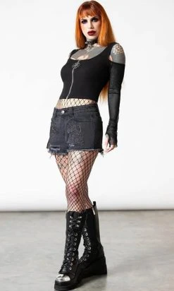 KILLSTAR Alchemille | DENIM SHORTS* -Restyle Sales Shop killstar alchemille denim shorts 3 3f9f2391 abec 4270 b372 66ec00a9a175 700x700