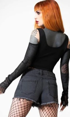 KILLSTAR Alchemille | DENIM SHORTS* -Restyle Sales Shop killstar alchemille denim shorts 4 71a1ae5d 016a 4915 bcbd 931002bb206c 700x700