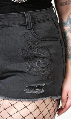 KILLSTAR Alchemille | DENIM SHORTS* -Restyle Sales Shop killstar alchemille denim shorts 6 adba4ca9 25c2 4e9a 8ed5 71d19082c83a 700x700