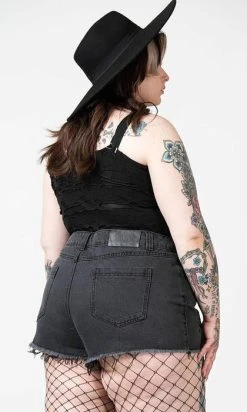 KILLSTAR Alchemille | DENIM SHORTS* -Restyle Sales Shop killstar alchemille denim shorts 9 e602c5db 3e97 493a 9d3e 2b4e406e04ef 700x700