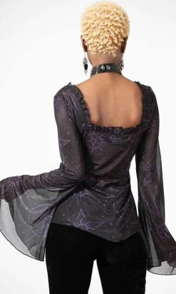 KILLSTAR Astromancy Mesh | LONG SLEEVE TOP* -Restyle Sales Shop killstar astromancy mesh long sleeve top 3 5c1173c7 387a 4cd4 9afa 924eb808bd78 700x700
